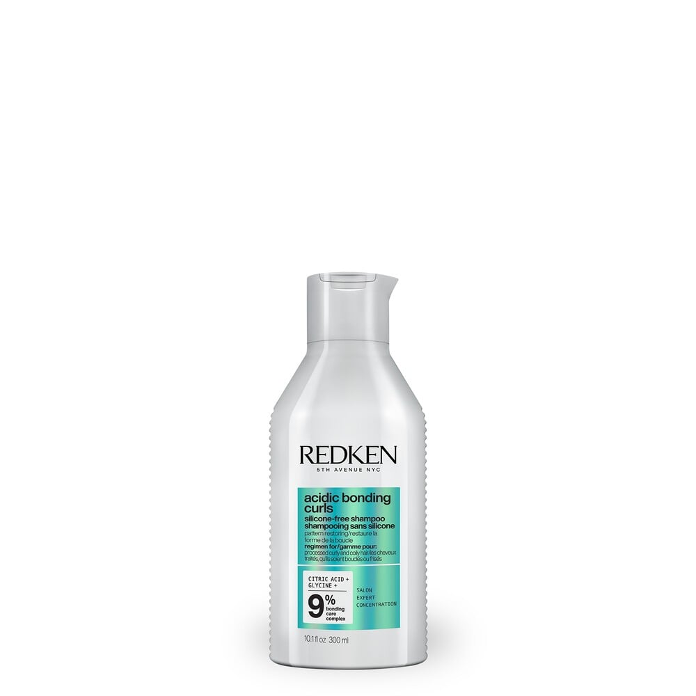 Redken Acidic Bonding Curls Shampoo 300ml white background front view silicone free bonding shampoo for damaged curls