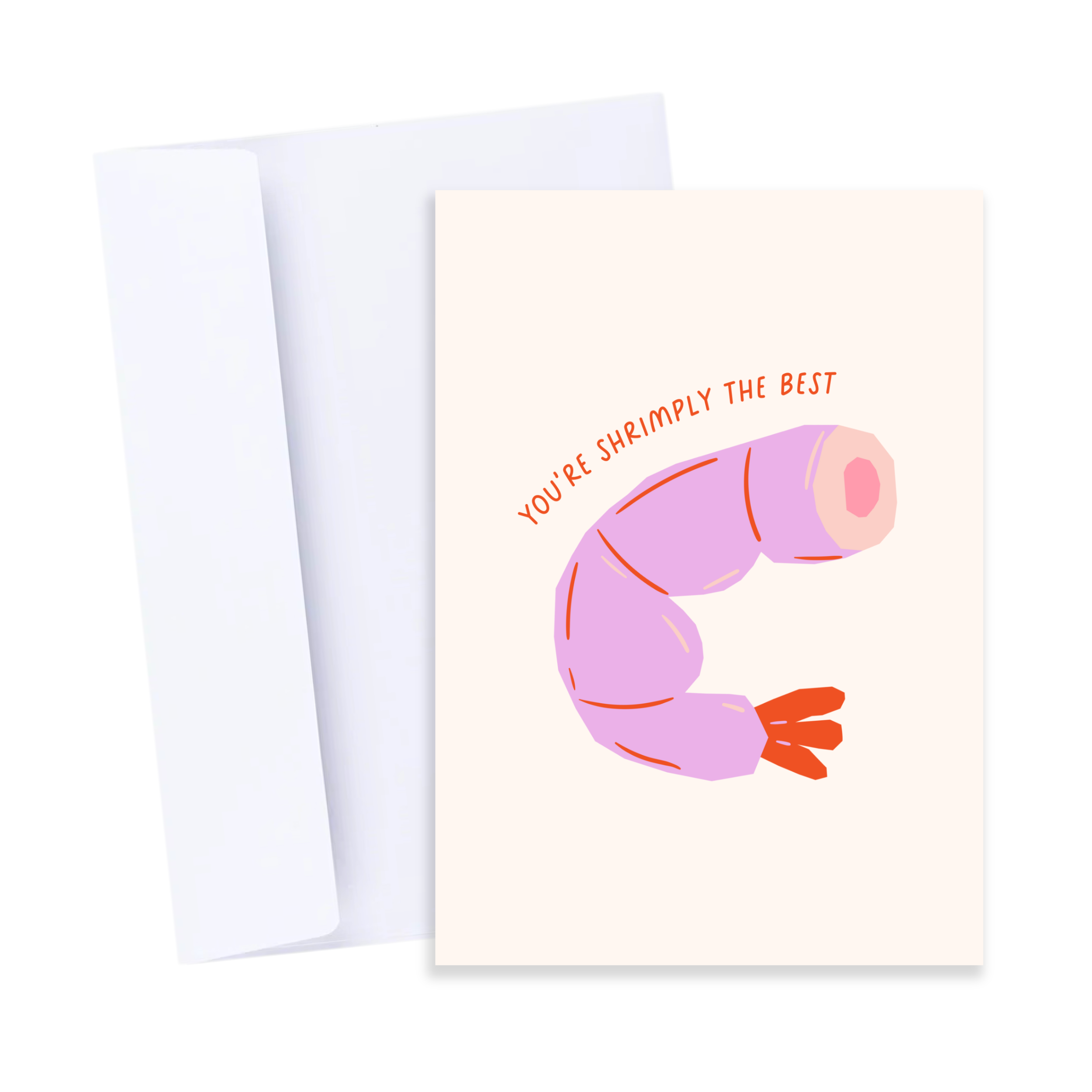 Shrimply the Best Card - Anniversary Valentine's Day Card