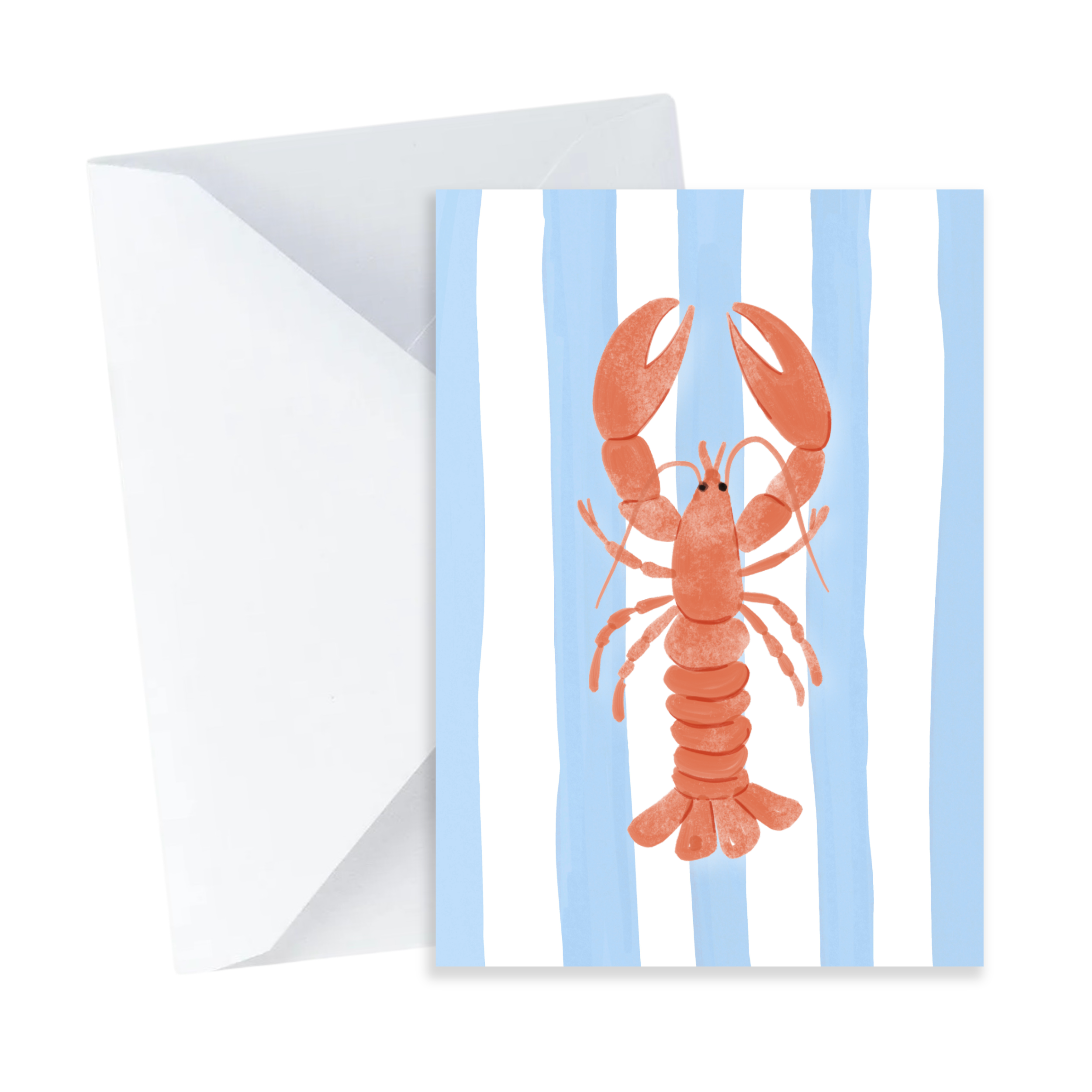Lobster Card - A7 Mini Colourful Coastal Everyday Card
