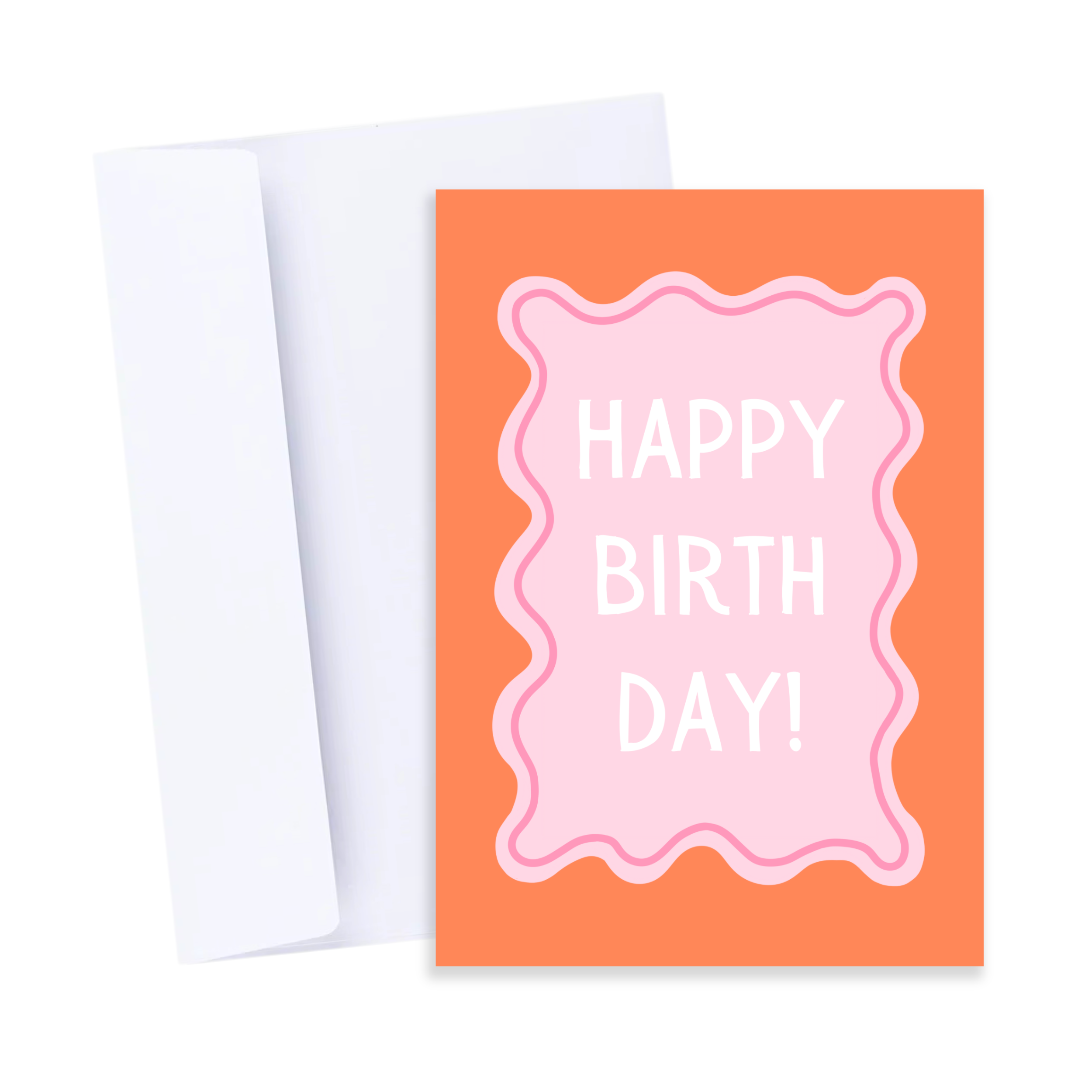 Funky Happy Birthday Card - Colourful Modern Birthday Card