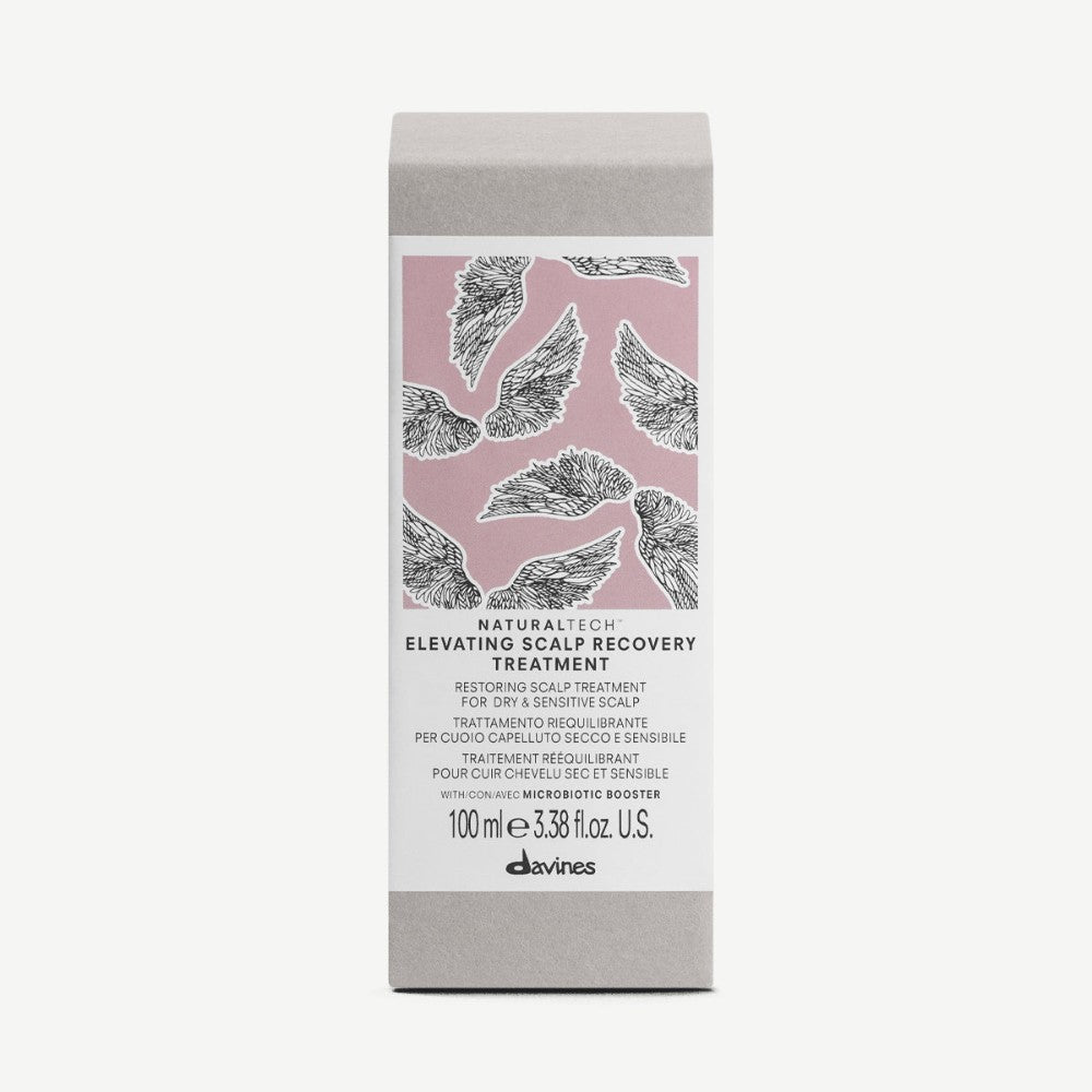 Davines Elevating Scalp Recovery Treatment packaging box on white background