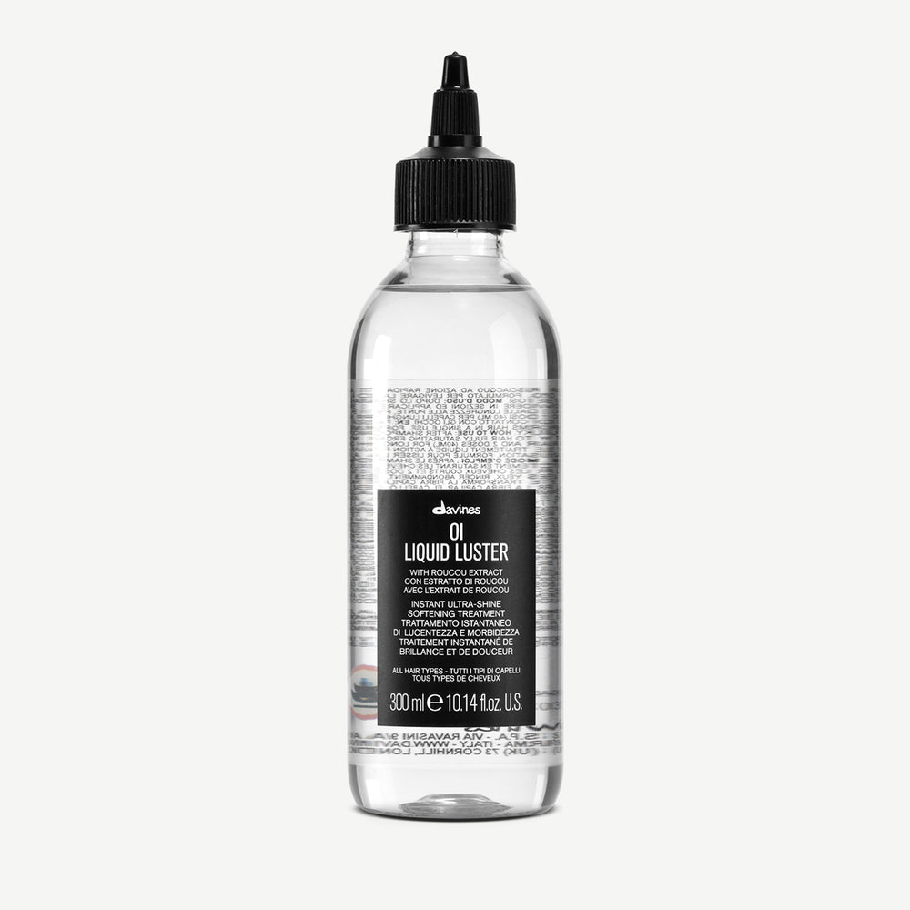 Davines OI Liquid Luster white background bottle shine treatment — Sable Boutique NZ