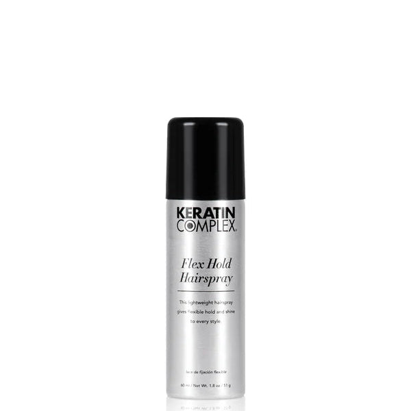 Keratin Complex Flex Hold Hairspray bottle on a white background