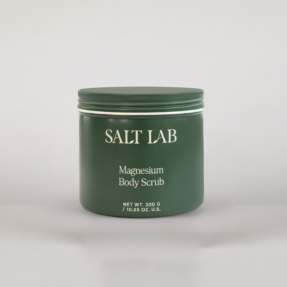 Salt Lab Magnesium Body Scrub jar 300g