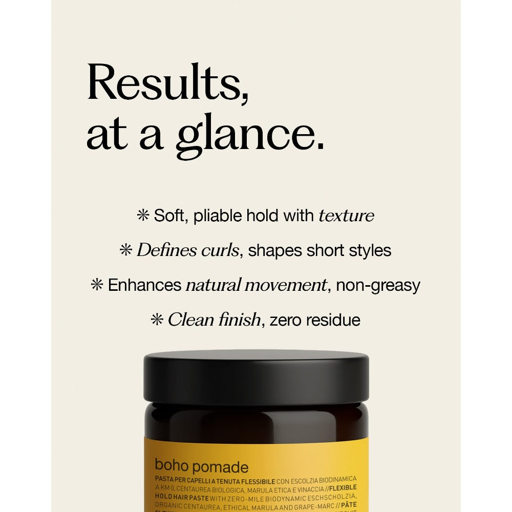 Oway Boho Pomade benefits at a glance