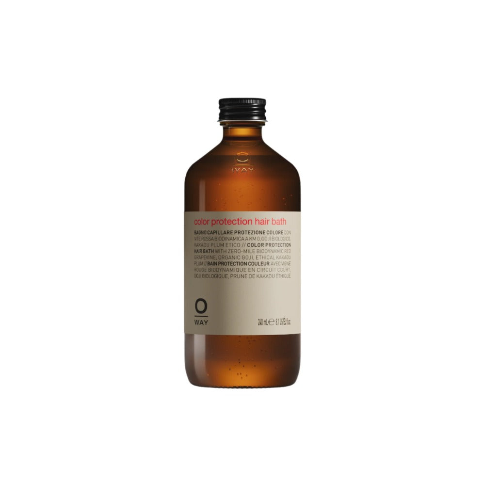 Oway Colour Protection Hair Bath 240ml bottle on white background