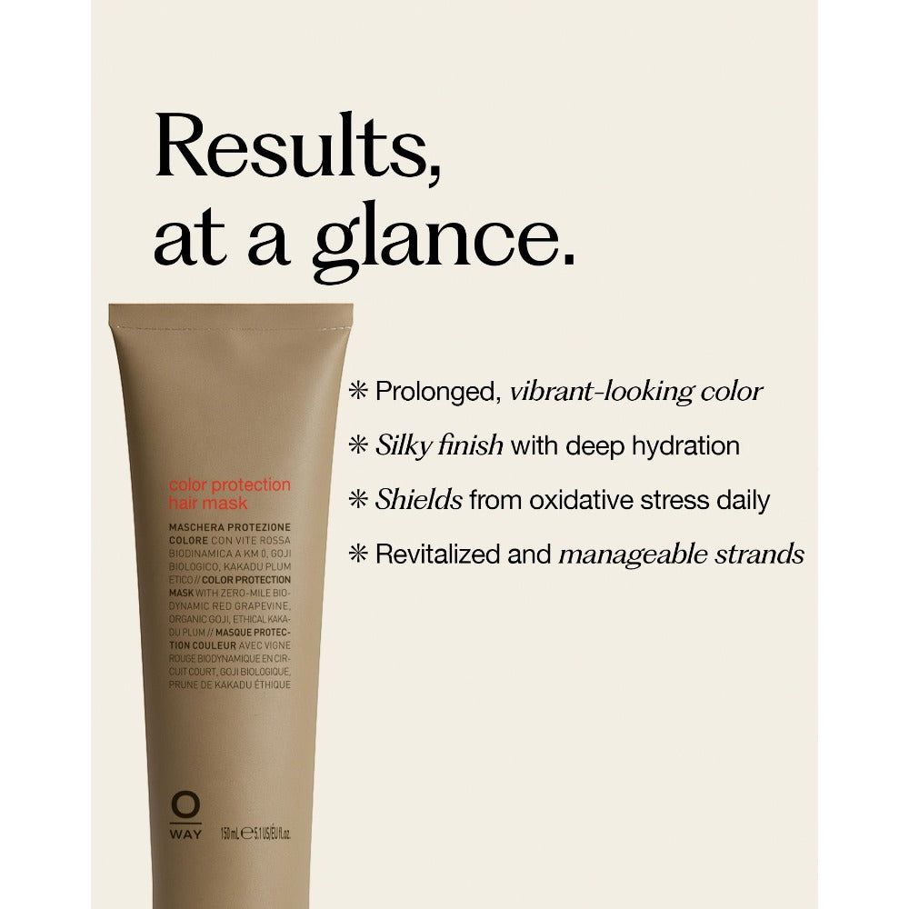 Oway Colour Protection Hair Mask benefits at a glance
