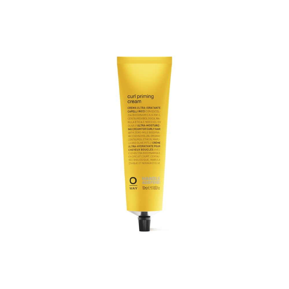 Oway Curl Priming Cream 150ml tube on white background