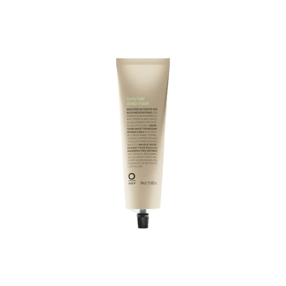 Oway Curly Hair Deep Mask 150ml jar on white background