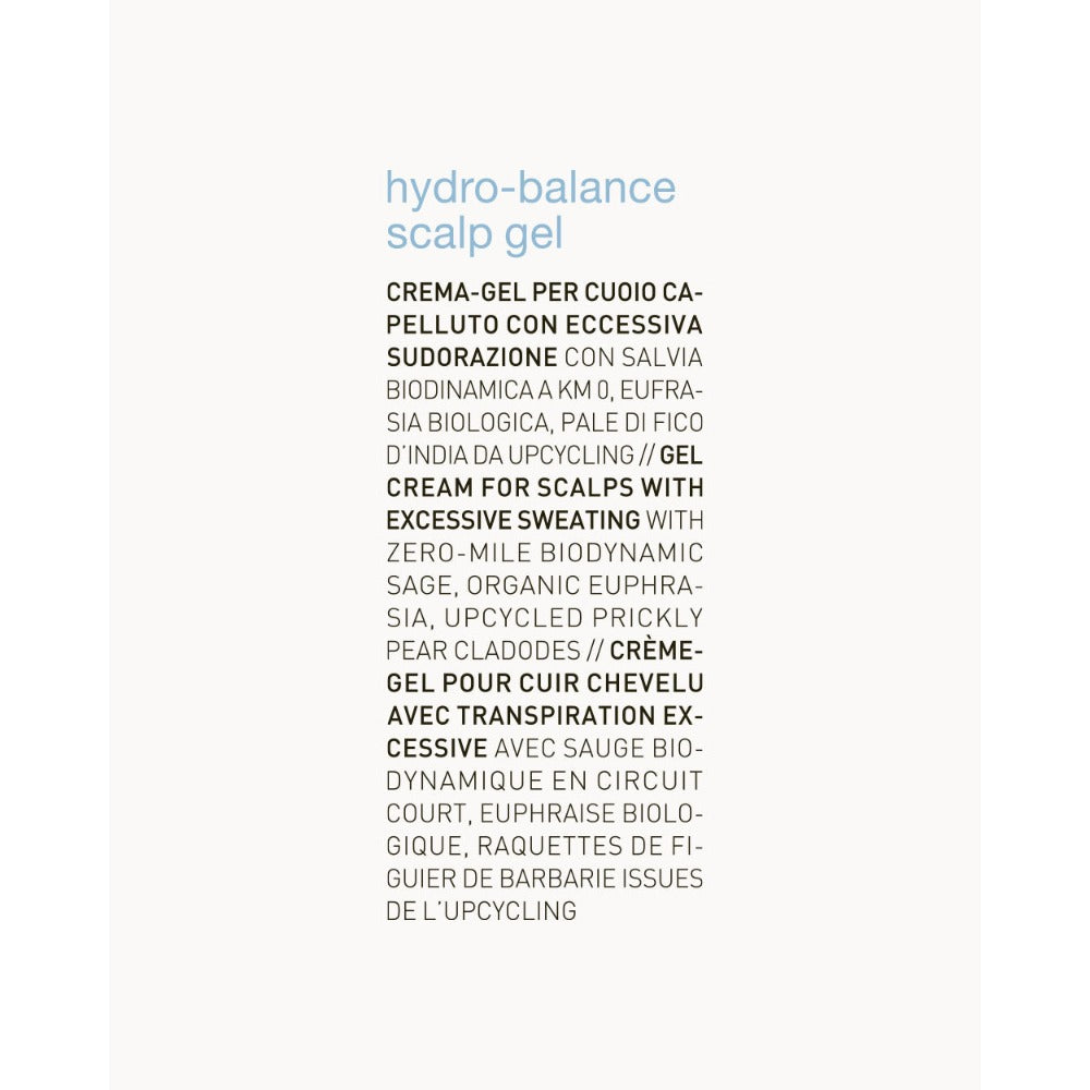 Oway Hydro-Balance Scalp Gel label detail