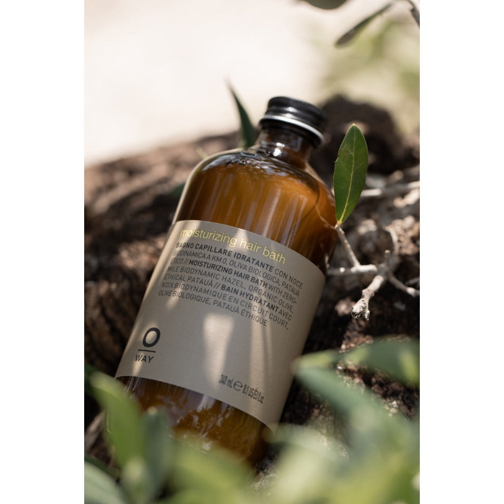 Oway Moisturising Hair Bath bottle detail
