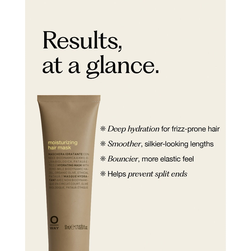 Oway Moisturising Hair Mask benefits at a glance