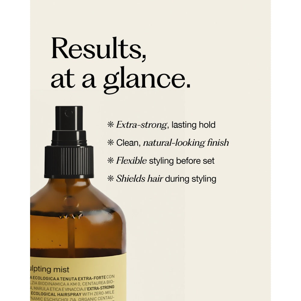 Oway Sculpting Mist benefits, strong lasting hold with flexible finish