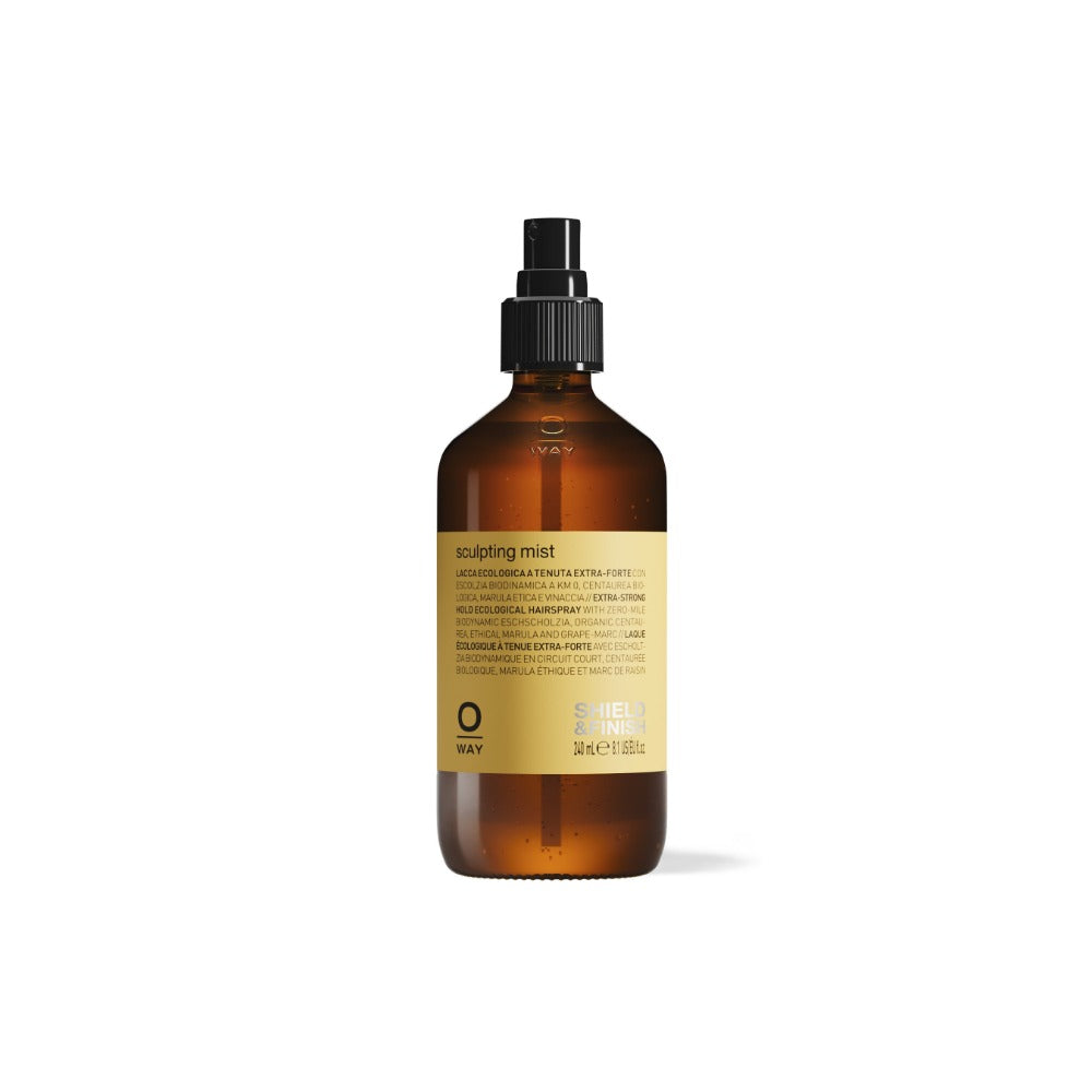 Oway Sculpting Mist 240ml bottle, strong hold eco hairspray
