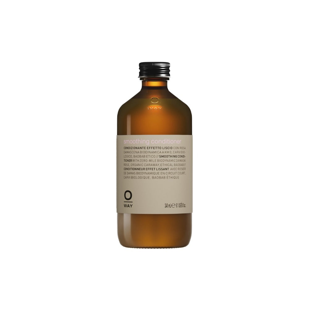 Oway Smoothing Conditioner 240ml bottle for frizz-prone hair