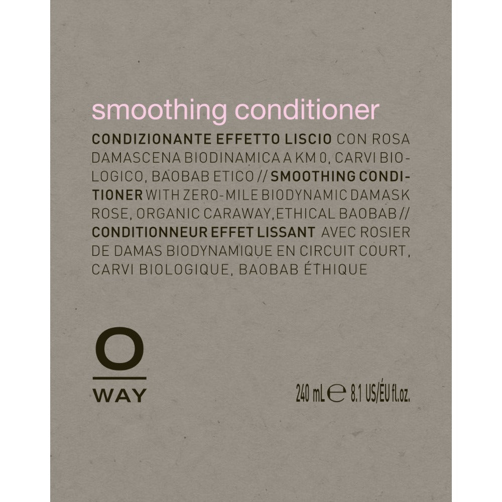 Oway Smoothing Conditioner label details