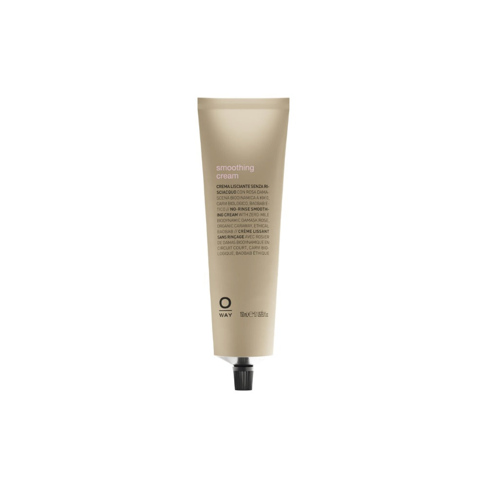 Oway Smoothing Cream 150ml tube, anti-frizz styling cream