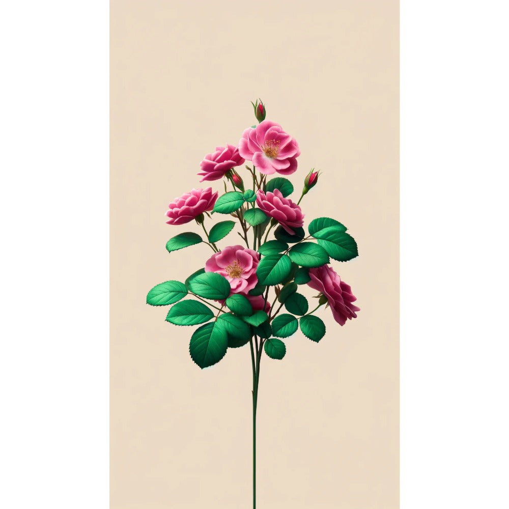 Biodynamic damask rose botanical in Oway Smoothing Hair Bath