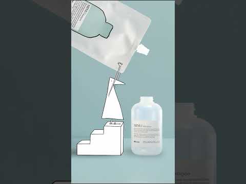 How to refill your Davines Essential shampoo with refill pouches