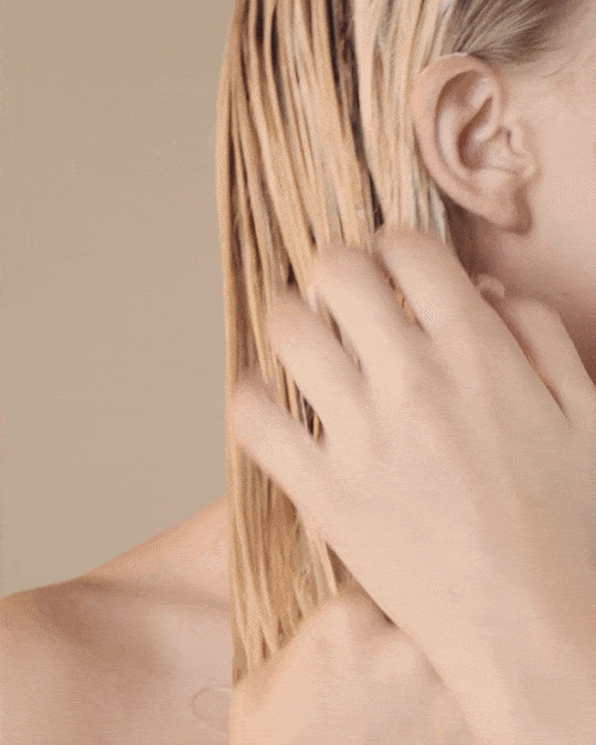 Oway Rebuilding Hair Mask results animation
