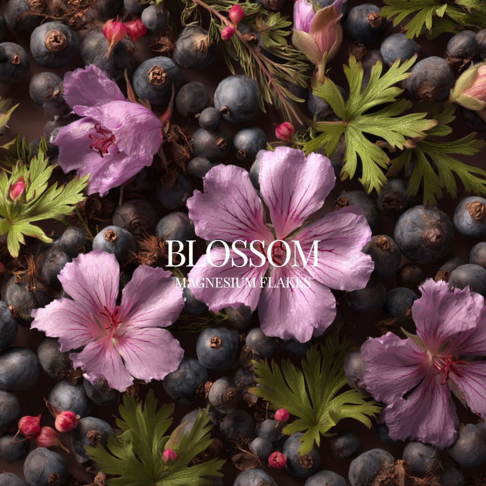 Wild Emery Blossom bath salts texture
