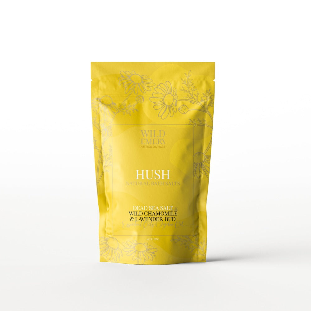 Wild Emery Hush Natural Bath Salts 180g
