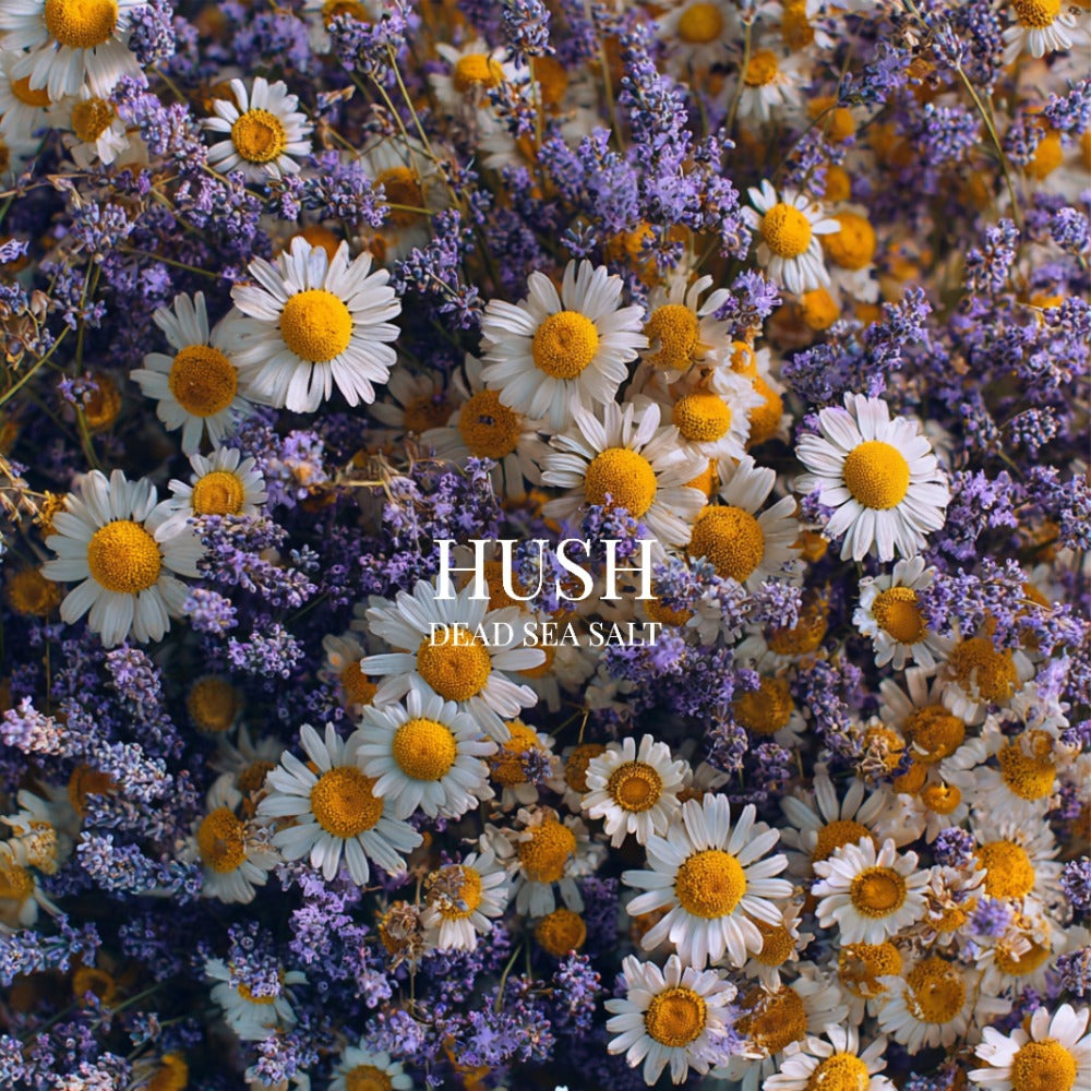Wild Emery Hush bath salts texture