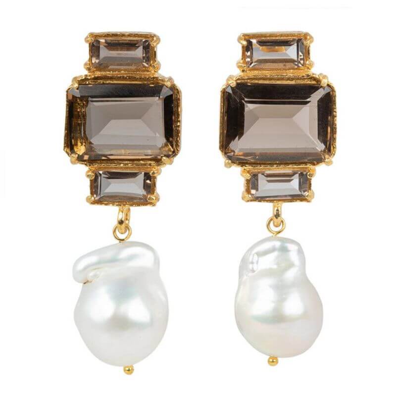 Vintage shop looking earrings
