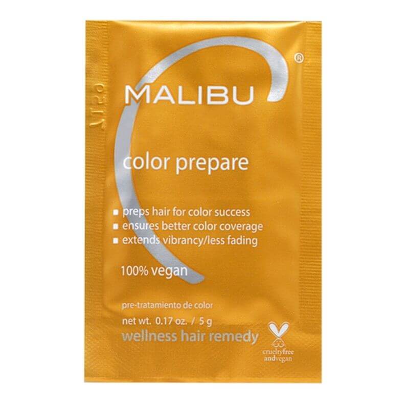 Malibu C gold color prepare sachet