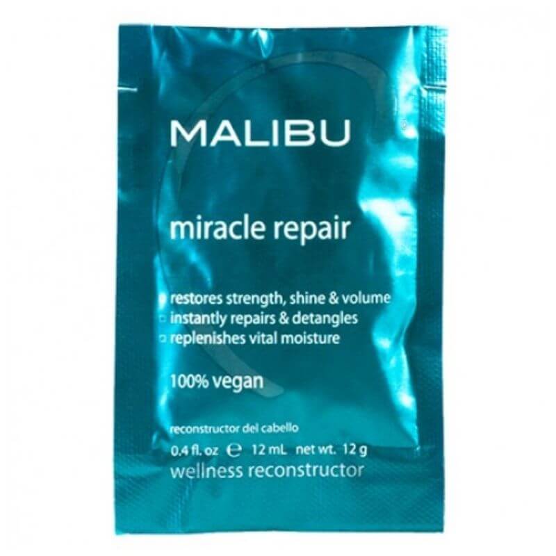 Malibu C blue miracle repair treatment sachet