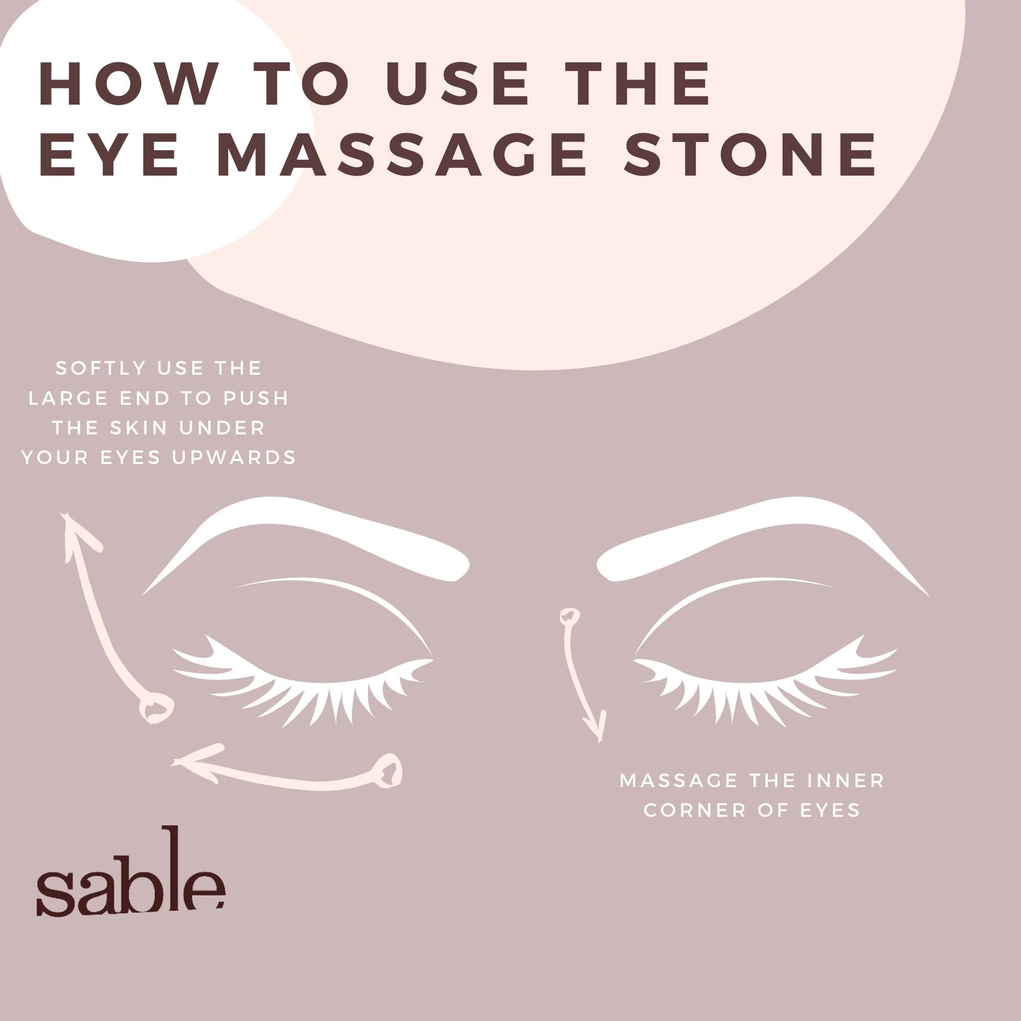 Rose Quartz Eye Massage Tool-Gildie-Sable Boutique